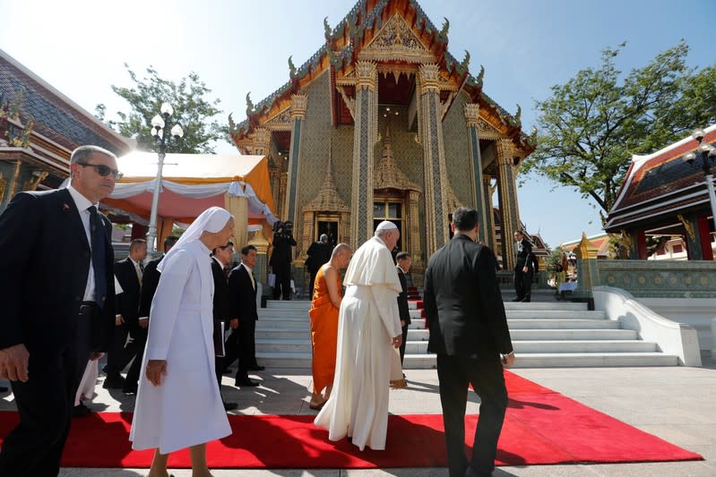 Pope Francis visits Thailand