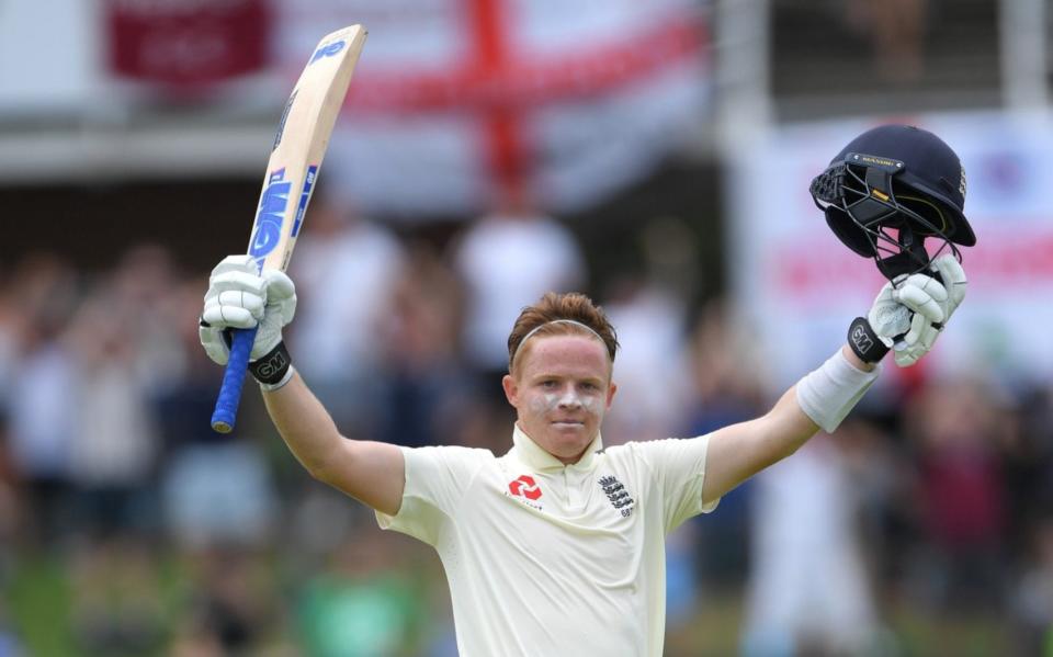 England's Ollie Pope makes his maiden Test century on day two of the third Test at Port Elizabeth against South Africa - Getty Images Europe