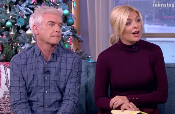 TV hosts Phillip and Holly clearly struggled with the idea of having ghostly lovers. Photo: ITV