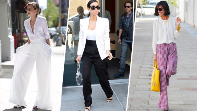 How to Wear Wide-Leg Pants This Season: 6 Styling Tricks