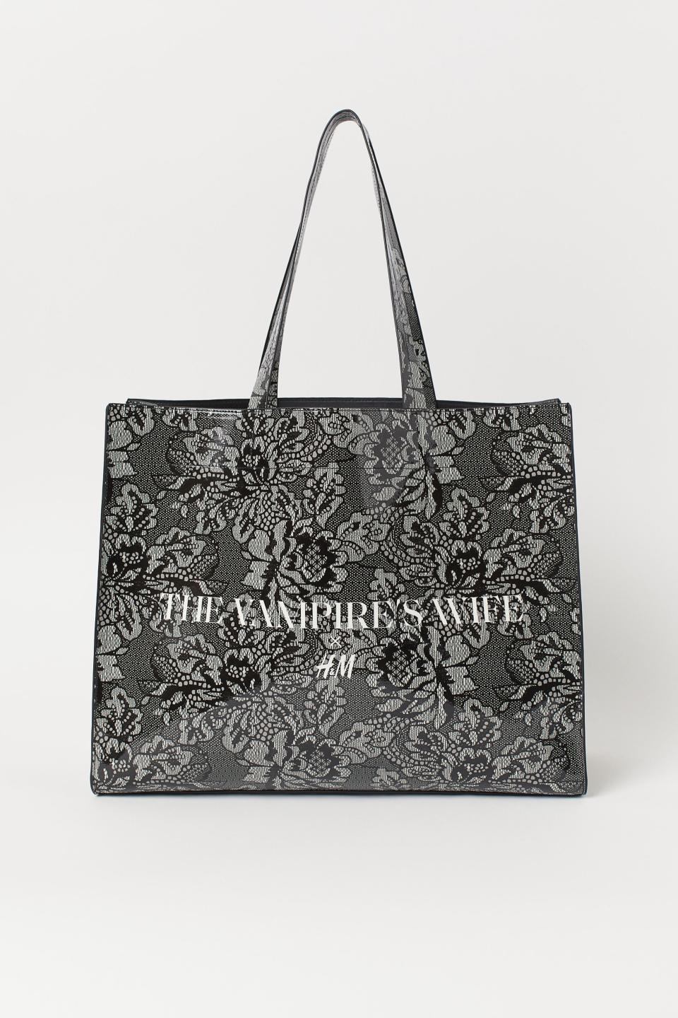 11) Lace-patterned Shopper