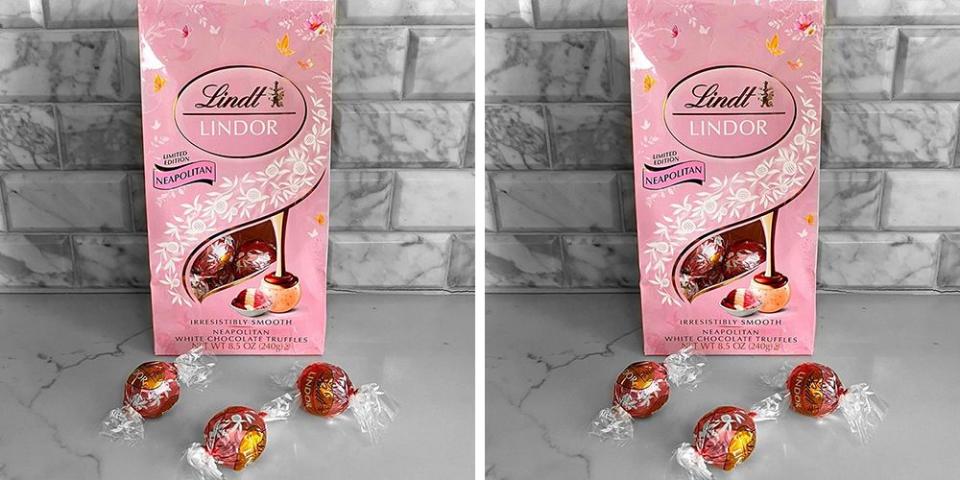 Lindts New Neapolitan Truffles Are Filled With Three Different Types Of Chocolate 