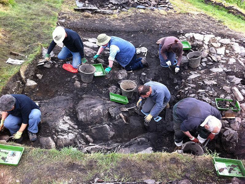 Excavation at Trusty's Hill, which began in 2012, has revealed a complex type of fort, dating back to 600AD: Guard Archaeology