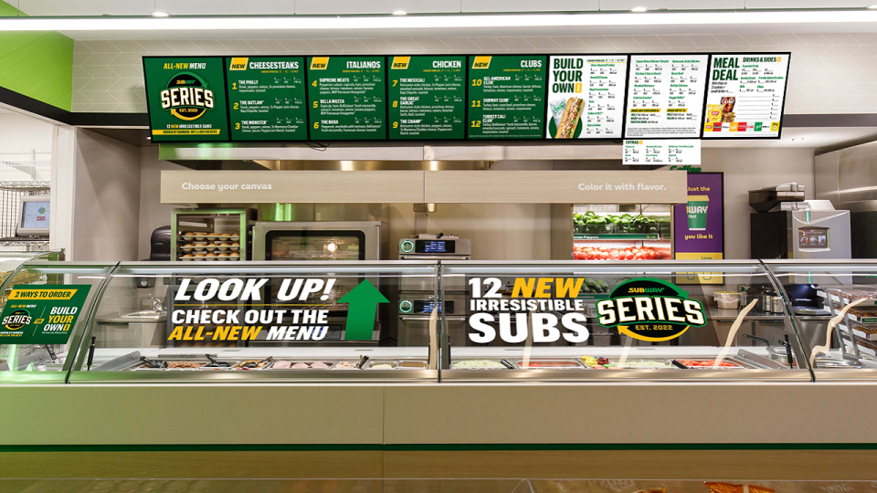 Новые бутерброды серии Subway
