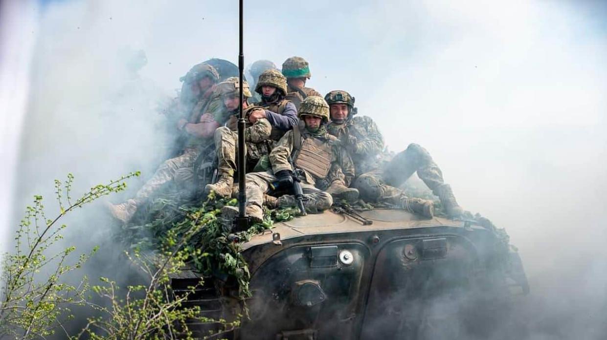 Ukrainian forces. Photo: 38th Separate Marine Brigade