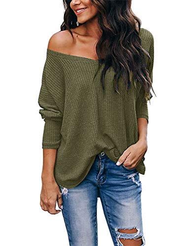 8) LuckyMore Off-the-Shoulder Sweater