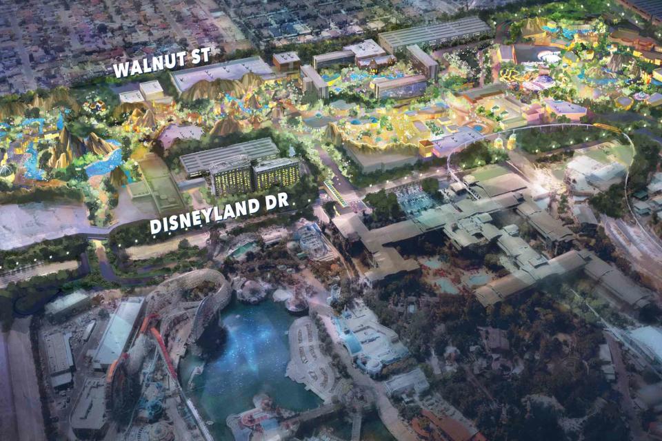 <p>Disney</p> Rendering for DisneylandForward