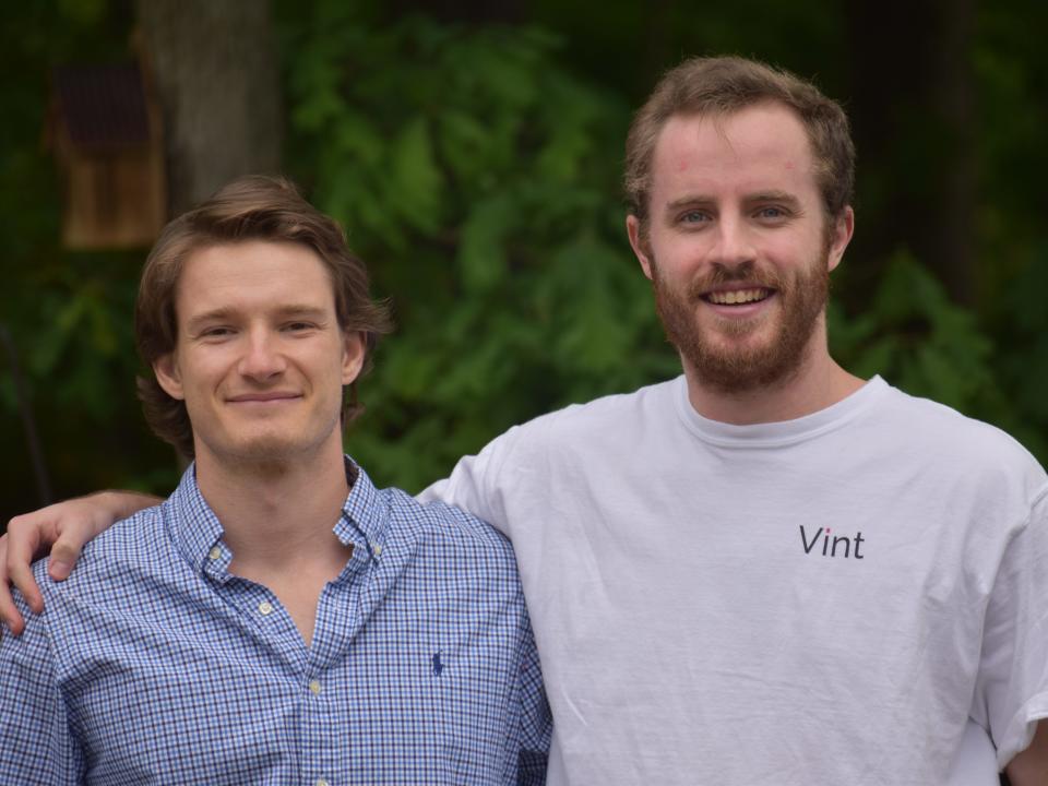 Vint cofounders Nick King and Patrick Sanders