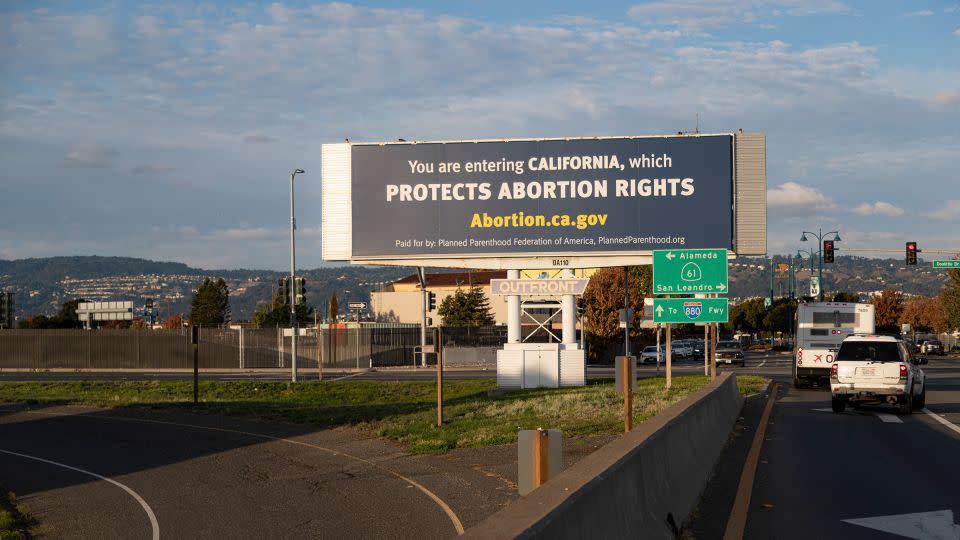 A Planned Parenthood billboard near the Oakland International Airport in October. - Jason Henry/The New York Times/Redux