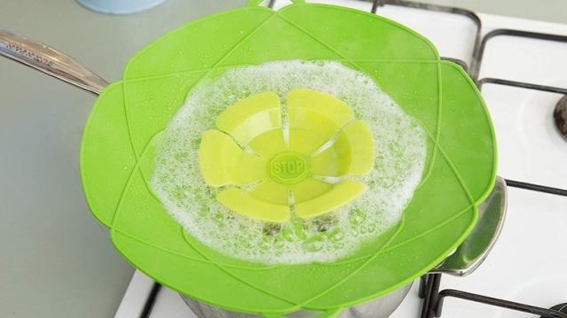 Silicone Lid Spill Stopper Cover - A Perfect Solution To Prevent Food