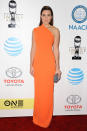 <p>Moore wore a one-shoulder bright-orange gown to the 48th NAACP Image Awards on February 11, 2017. (Photo: Getty Images) </p>