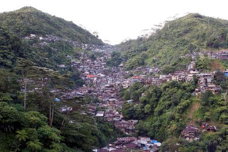 A view shows the gold mining town of Diwalwal in Compostela Valley, southern Philippines May 25, 2012. REUTERS/Erik De Castro/File Photo