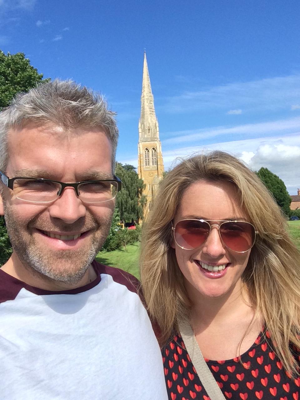 Sarah Williams and Richard Cunningham, who are set to become one of the first couples to get married in England since lockdown