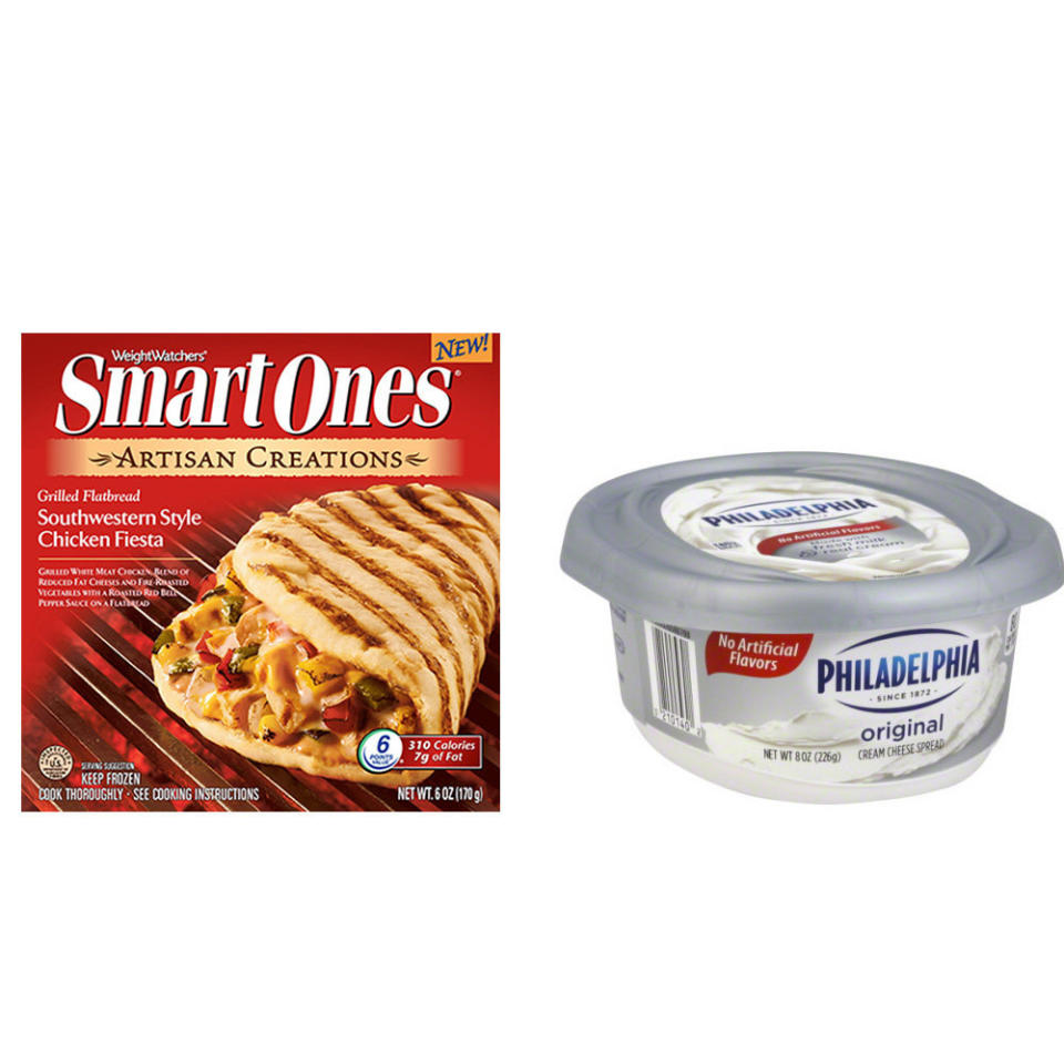 (Heinz) Weight-Watchers Smart Ones and (Kraft) Philadelphia Cream Cheese