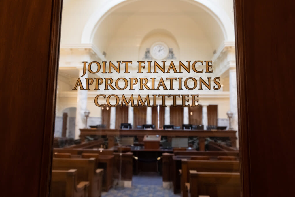 JFAC committee room at the Idaho State Capitol