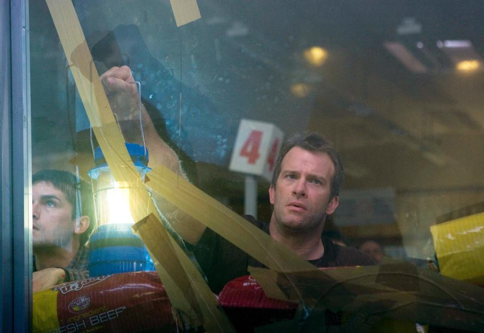 Thomas Jane stars as one of several residents holed up in a supermarket with a supernatural disaster going on outside in "The Mist."