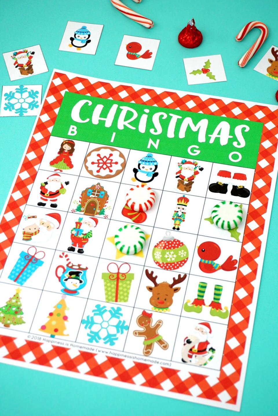 Christmas Bingo Game