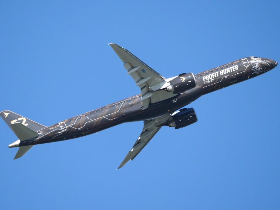 An Embraer E195-E2 aircraft - Embraer E195-E2