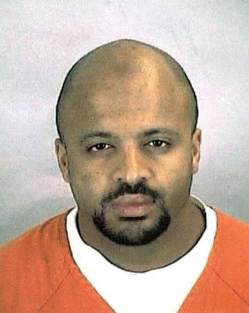 The U.S. government may pursue the death penalty for accused Sept. 11 conspirator Zacarias Moussaoui if he is convicted, a federal appeals court reaffirmed September 13, 2004, clearing the way for his trial to proceed. REUTERS/Sherburne County Sheriffs Office/Handout