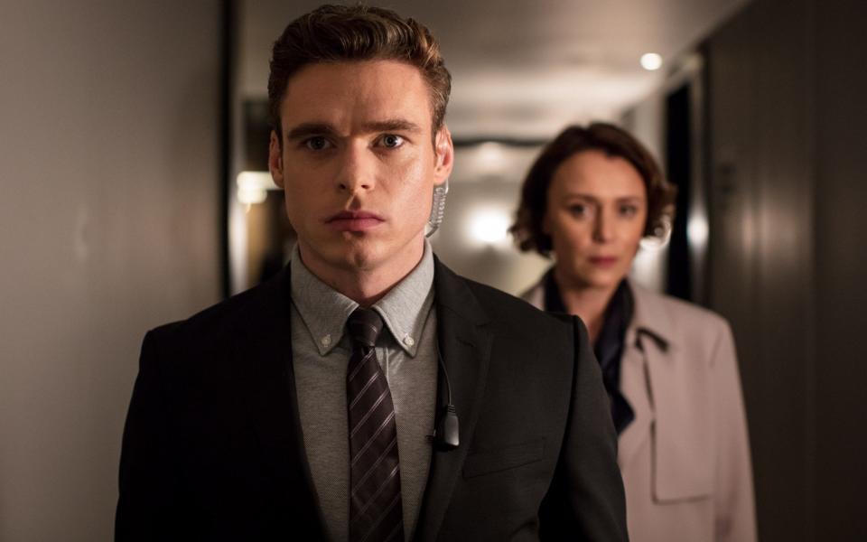 Richard Madden and Keeley Hawes in Bodyguard - Ep 3