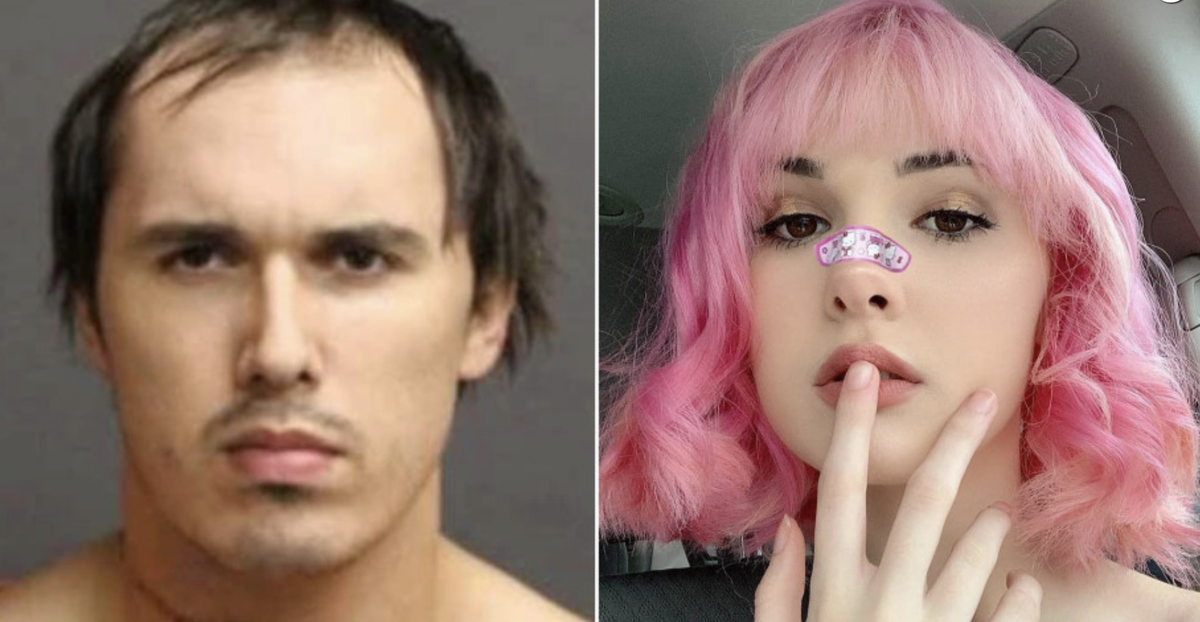 Brandon Clark (pictured left at his booking in July 2019) pleaded guilty to the second-degree murder of Instagram star Bianca Devins (Oneida County Jail, Instagram)