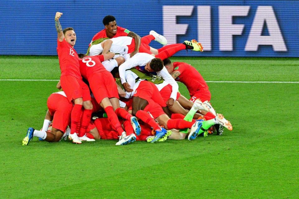 England defeated Colombia in the last-16 (AFP/Getty Images)