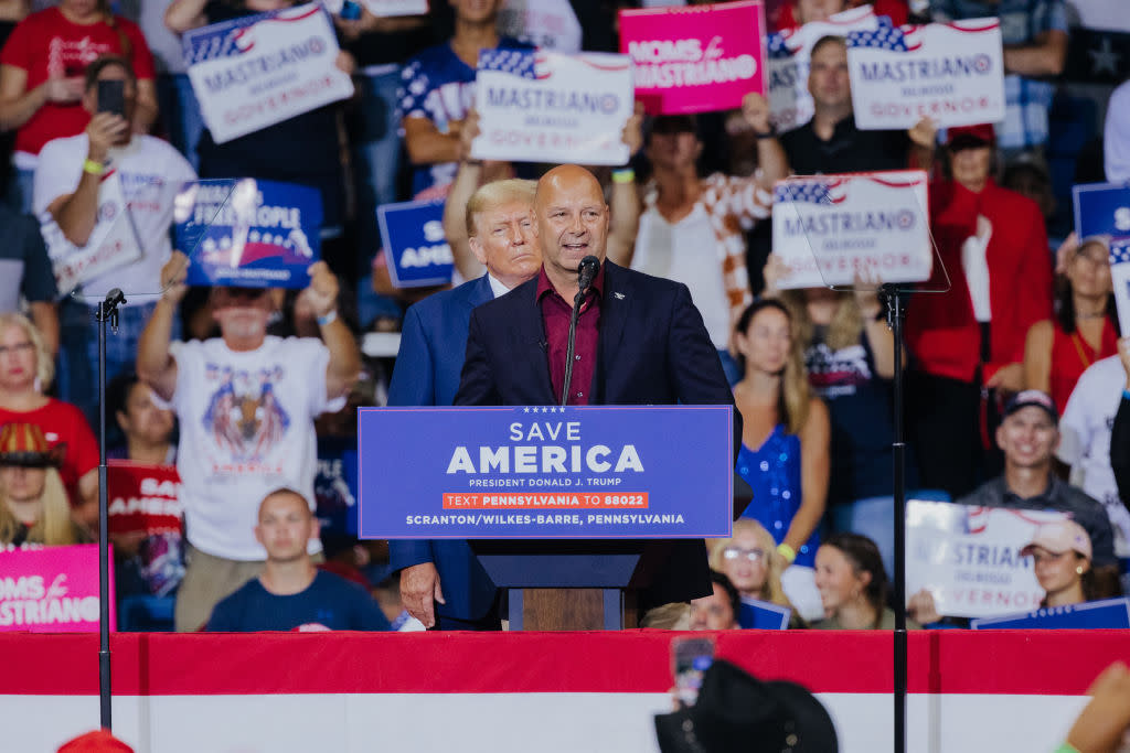 Former President Trump Holds Rally In Support Of 'Pennsylvania Trump Ticket'