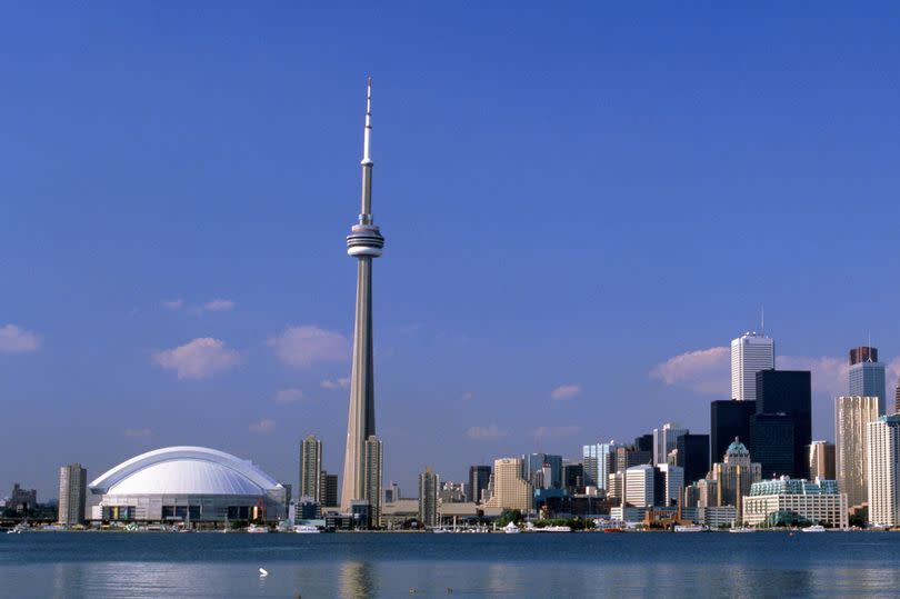 Lake Ontario overlooked by the city of Toronto