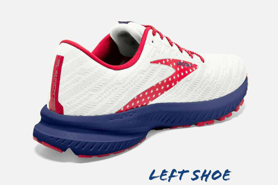 Brooks Run USA Launch 7 , road running shoes, men's sneakers, patriotic shoes