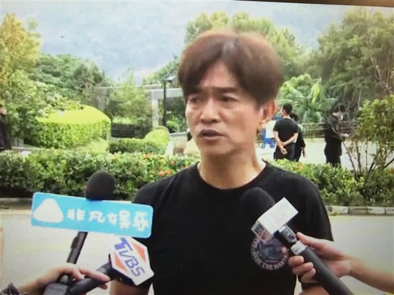 綜藝天王吳宗憲受訪時表示，和小鬼爸爸選定的位置非常好。（圖／翻攝畫面）