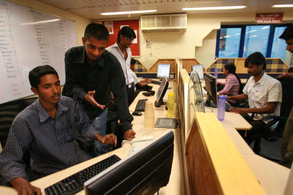 <p><b>India</b></p>India tops the list with 62 net percentage in terms of businesses hiring workers to operate during this year. According to the National Association of Software and Services Companies, Indian IT industry employed 2.8 million professionals at the end of 2011.<p>(Photo: Getty Images)</p>