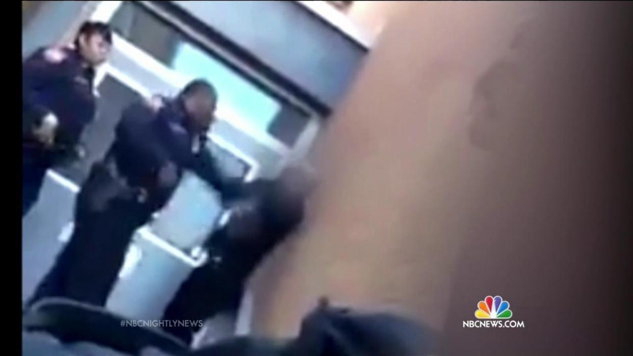 Video Allegedly Shows Baltimore School Officer Slapping, Kicking Teen