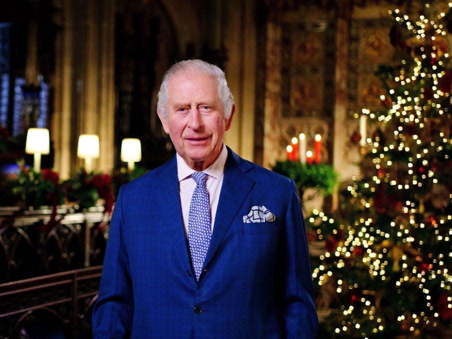 King Charles delivers his Christmas speech in 2022