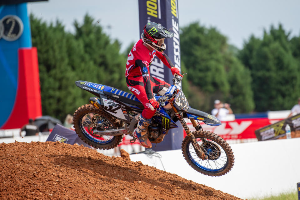 Justin Cooper fastest 450SMX qualifier in Charlotte.<p>Photo Courtesy of Ayala Media / Josh Davey</p>