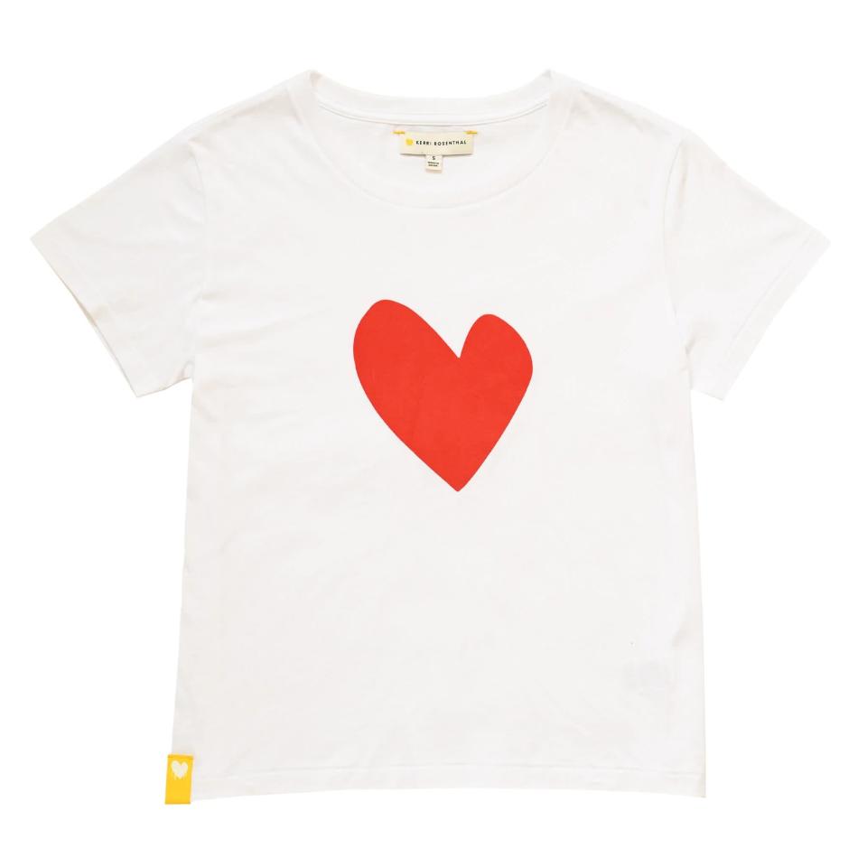 <p>This <span>Kerri Rosenthal Suke Tee</span> ($88) is a lovely gift because you can wear it well past Valentine's Day. The fit is so good, you'll want one for yourself as well.</p>