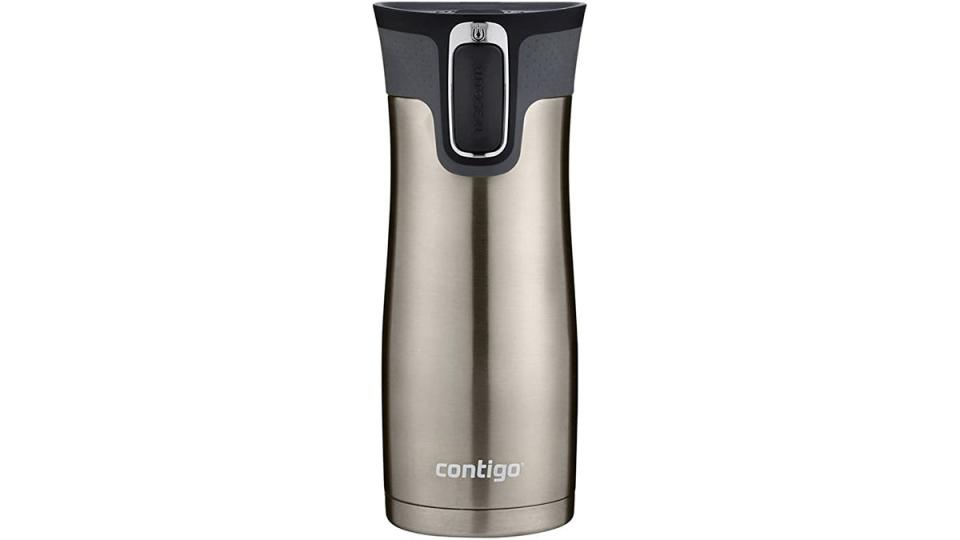 This autoseal travel mug from Contigo is one of our faves.