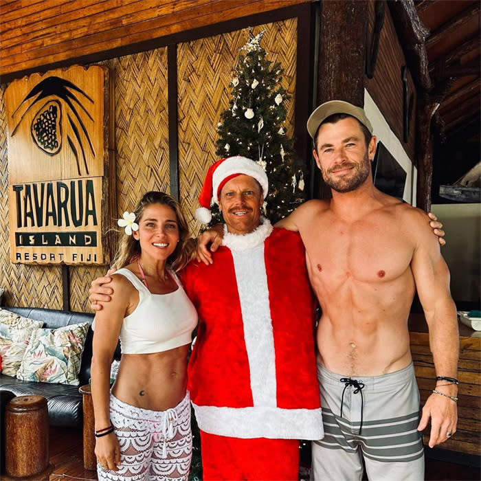 Elsa Pataky y Chris Hemsworth en el resort