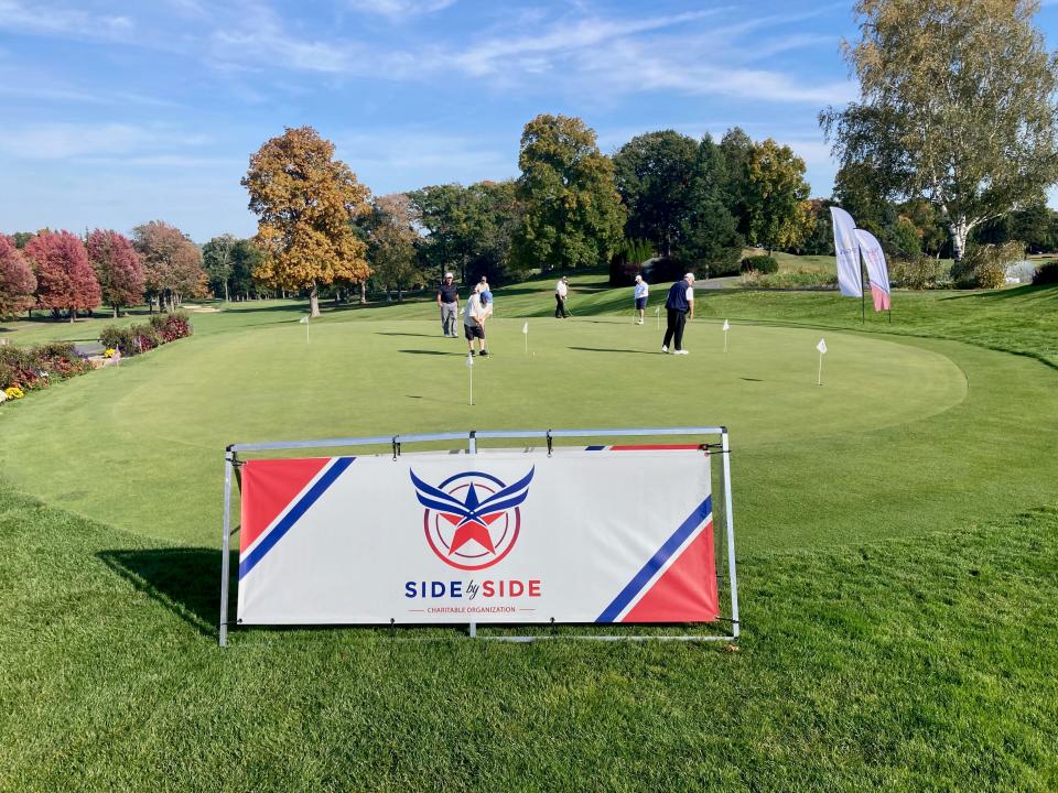 Worcester's Side by Side veteran's charitable organization had a presence at the PGA Tour's HOPE golf outing earlier this week at Kirkbrae Country Club in Rhode Island.