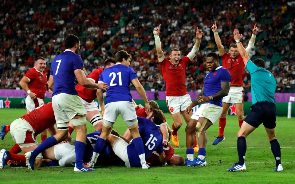 Wales' last-gasp victory over France set up a semi-final with heavy-hitting South Africa - AP