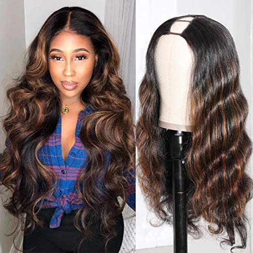 Brazilian Deep Wave U-Part Wig – Pampered Tresses Collection