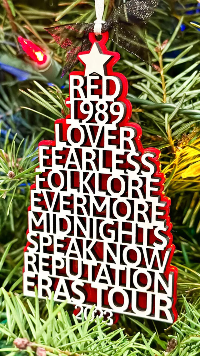 LA Night 4 Eras Ornament, 2023 Swift Ornament, Eras Tour Memory