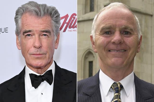 <p>Getty(2)</p> Pierce Brosnan (L); Brendan Ingle