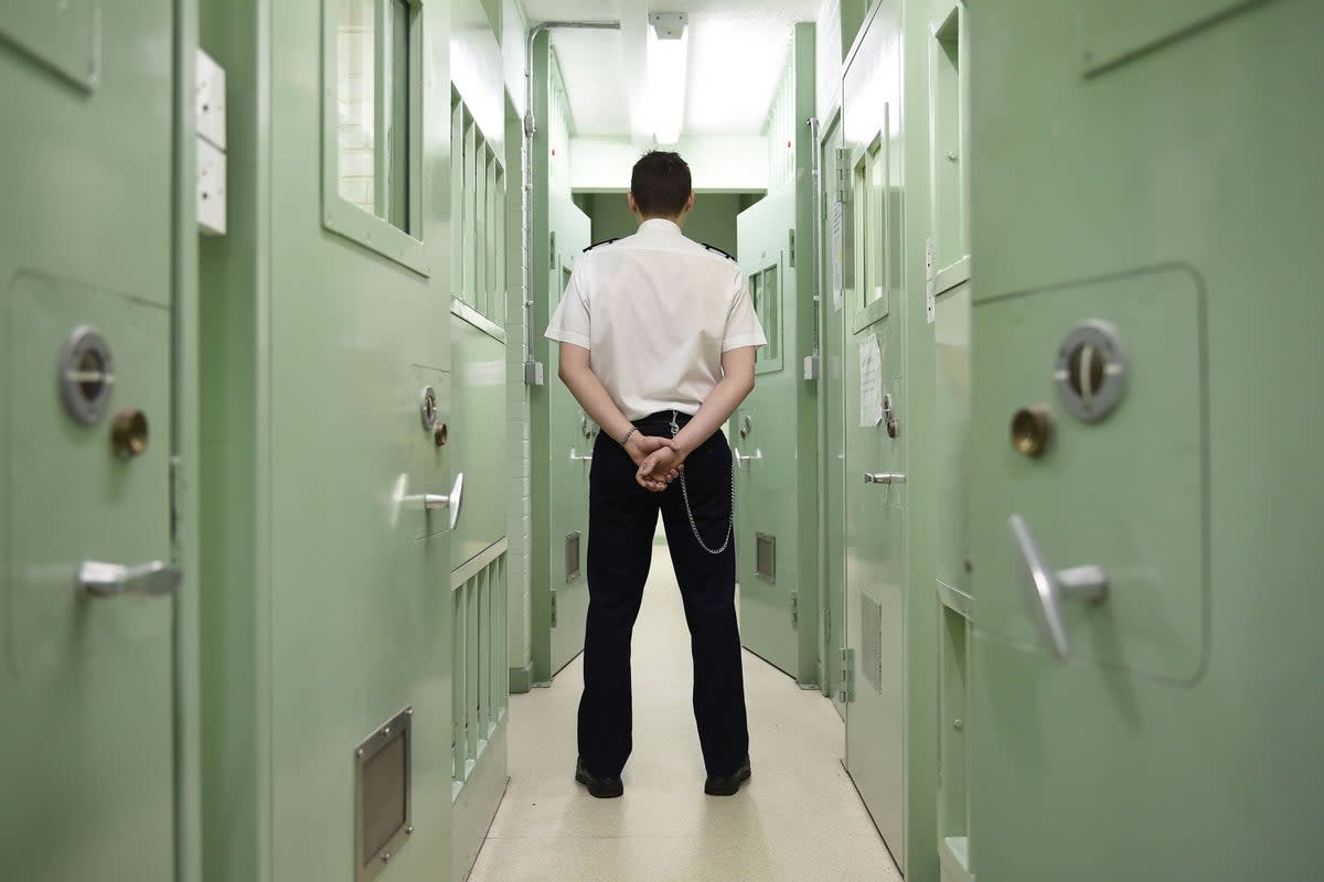 Prisons in England and Wales are reaching capacity, official figures show (Michael Cooper/PA) (PA Wire)