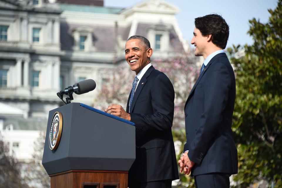 "We haven't always conveyed how much we treasure our alliance and ties with our Canadian friends," Obama said.