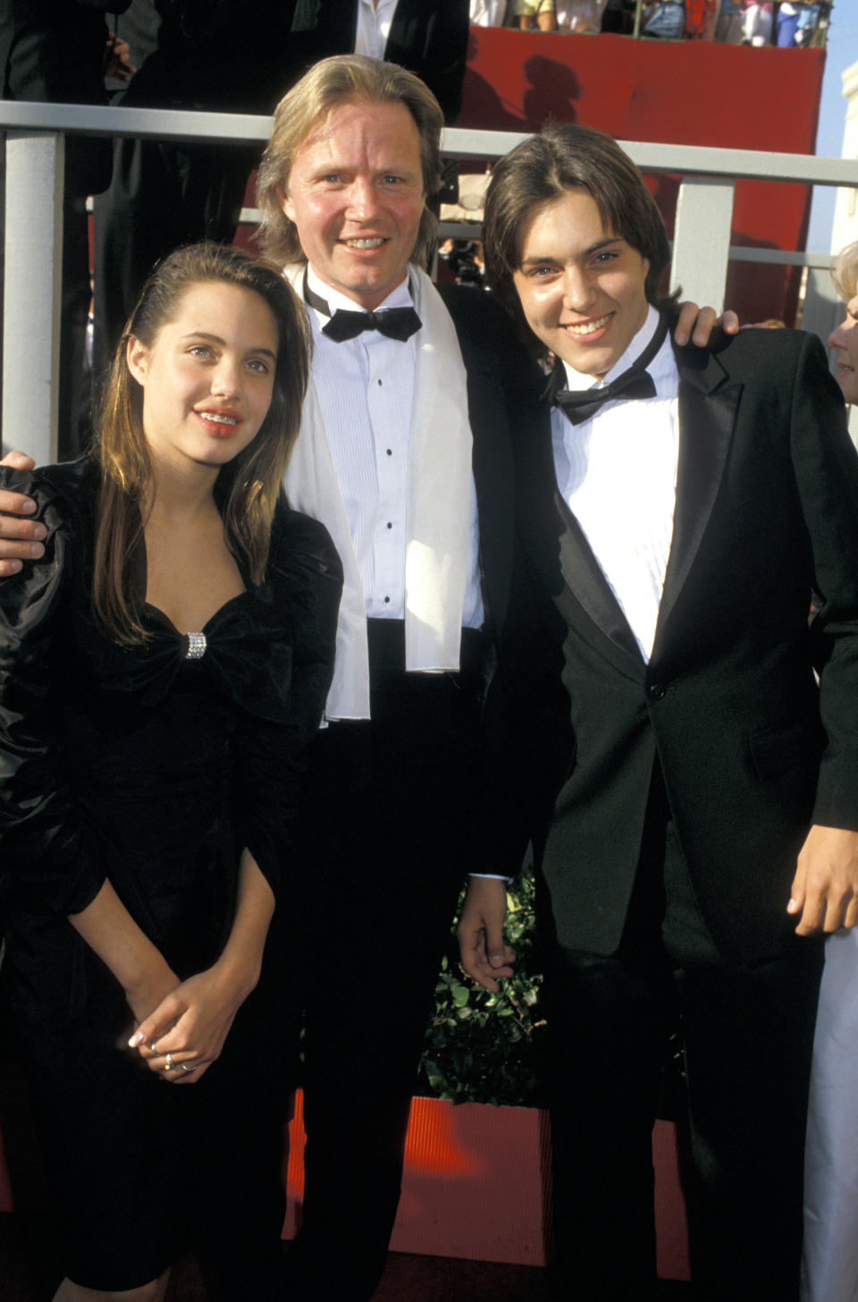 Angelina Jolie, Jon Voight, and Jamie Haven (Photo by Jim Smeal/WireImage)