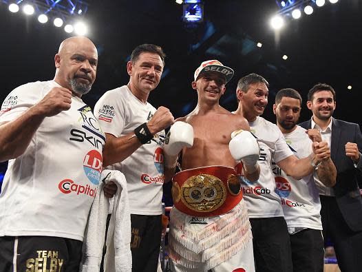 Selby held the IBF Featherweight world title for three years (Getty)