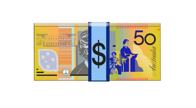 The proposed Australian $50 note to be added to the list of emojis. Source: Greater Bank