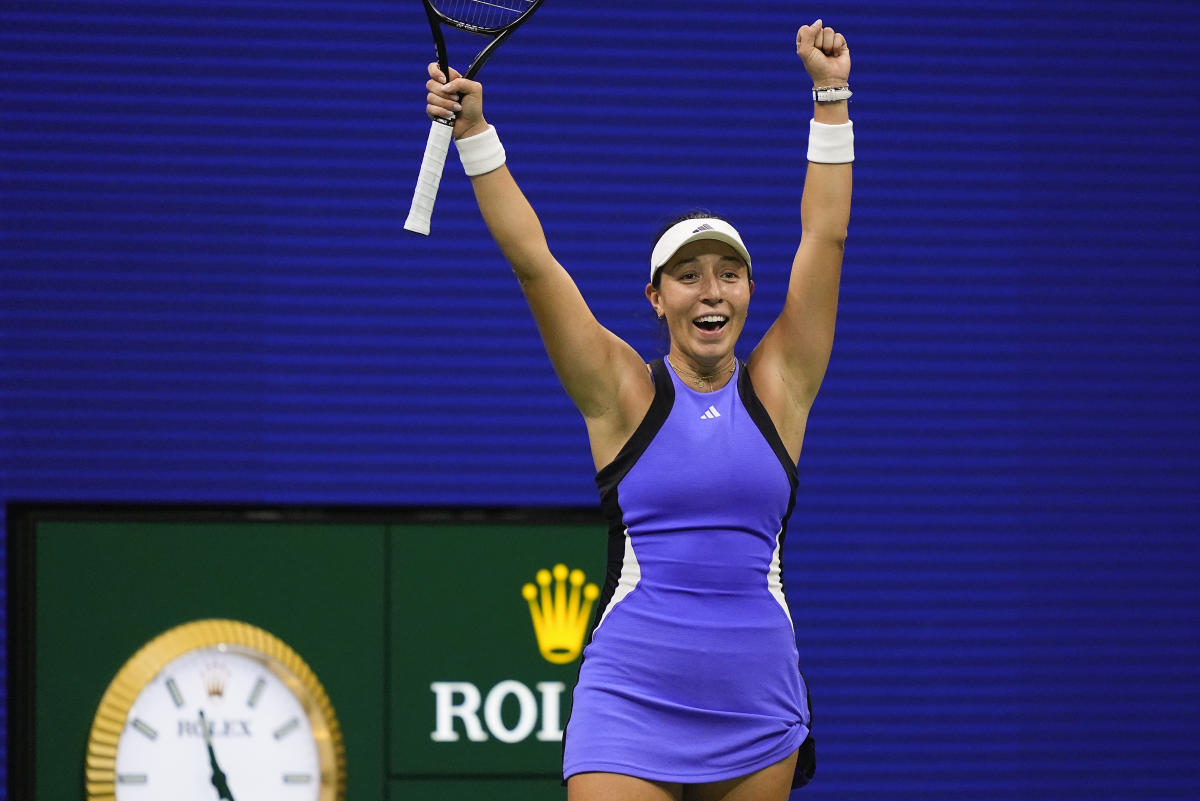 US Open women’s final: Aryna Sabalenka holds off Jessica Pegula rally for straight sets victory