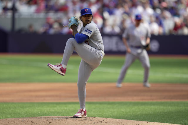 Cubs starter Marcus Stroman leaves London game with blister on