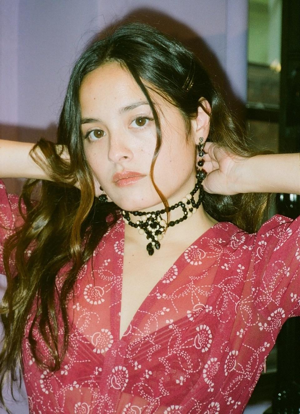 Chase Sui Wonders in a remade Anna Sui Spring 1993 dress.
